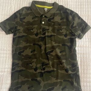 Old Navy Boys Camo Polo Shirt